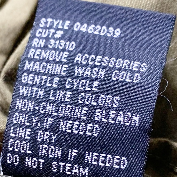 AGB Sleeveless Pointed Collar Partial Button Front Blouse Side Zip Pockets 🫒🟩 - Picture 9 of 9